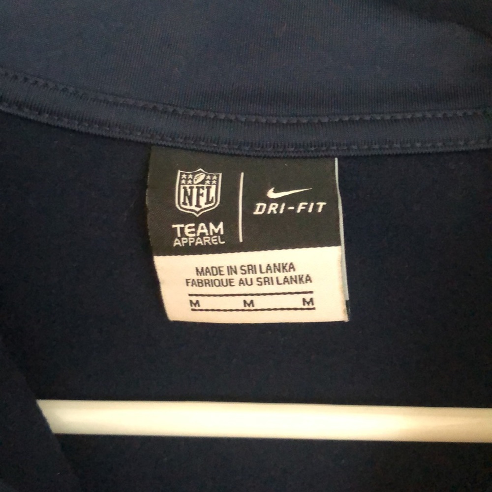 Nike medium pull over long sleeve shirt Seahawks - Picture 3 of 10